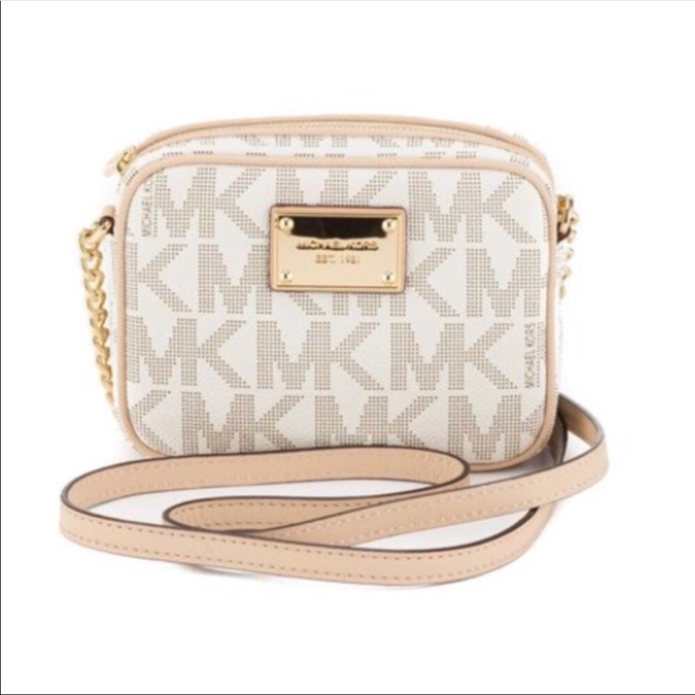 Micheal Kors cream crossbody